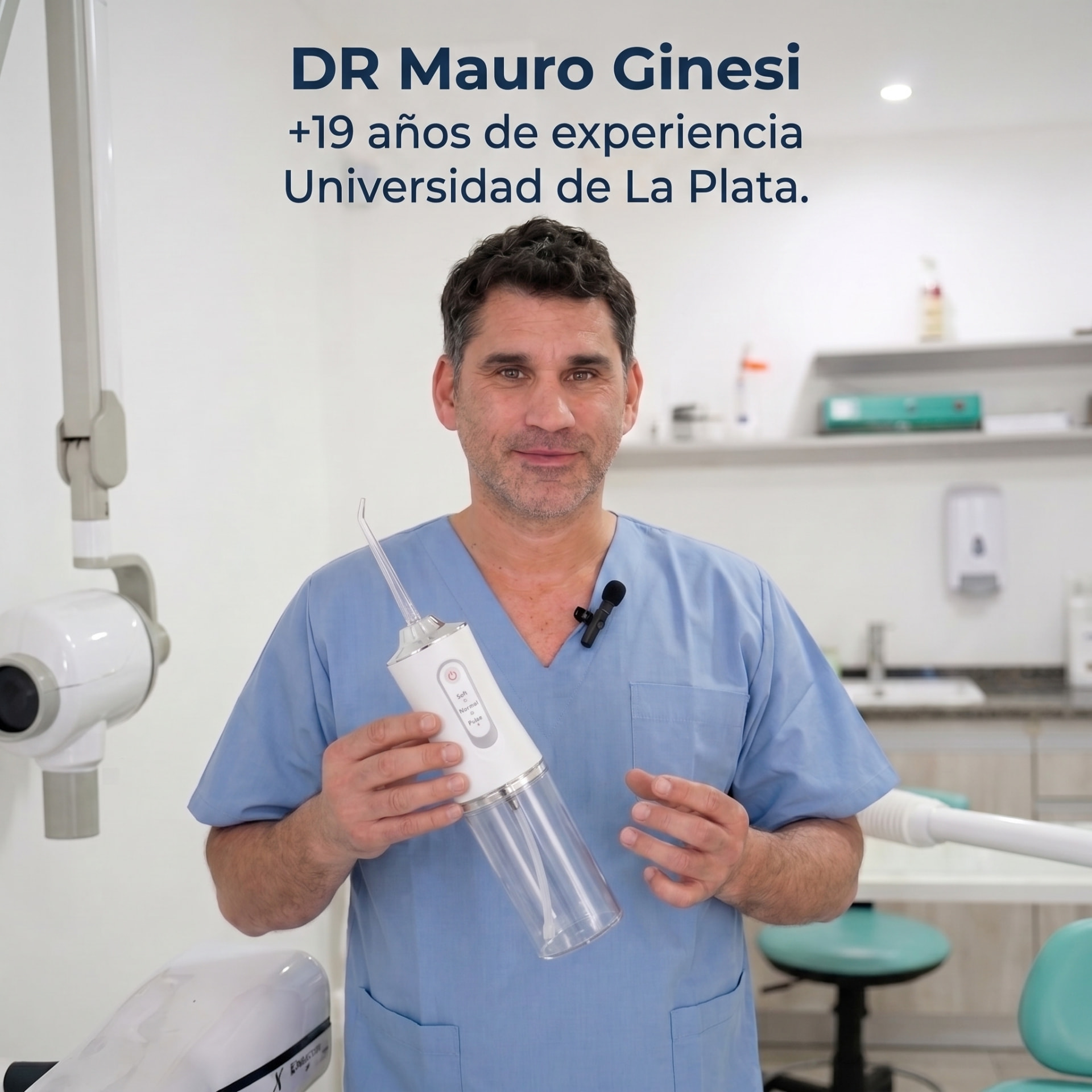 Irrigador Bucal Aura + 4 puntas intercambiables + guía de higiene bucal - vista 5