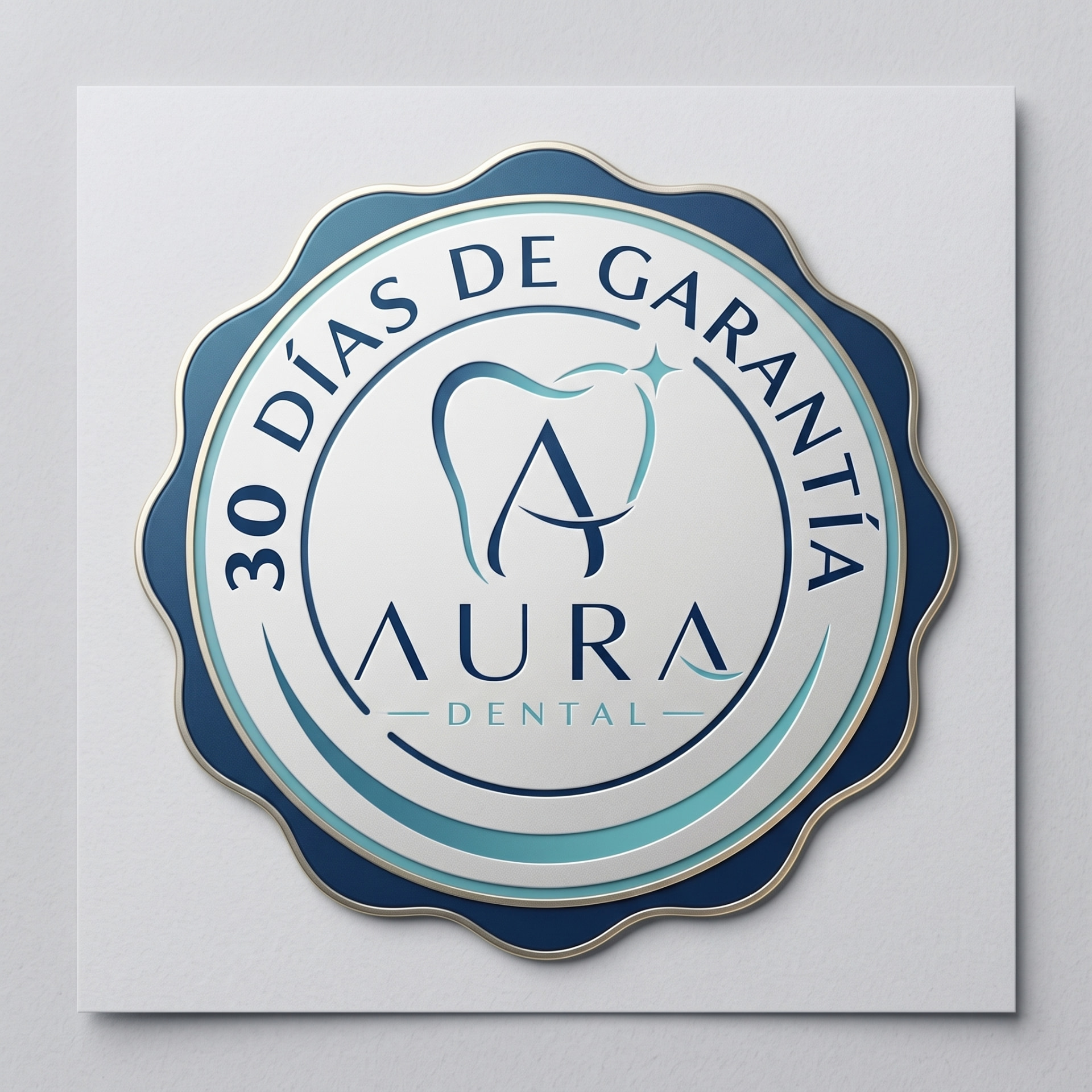 Sello Garantía Aura Dental de 30 días